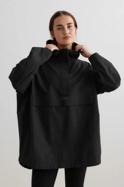 Aim'n Anorak Black Oversized Anorak