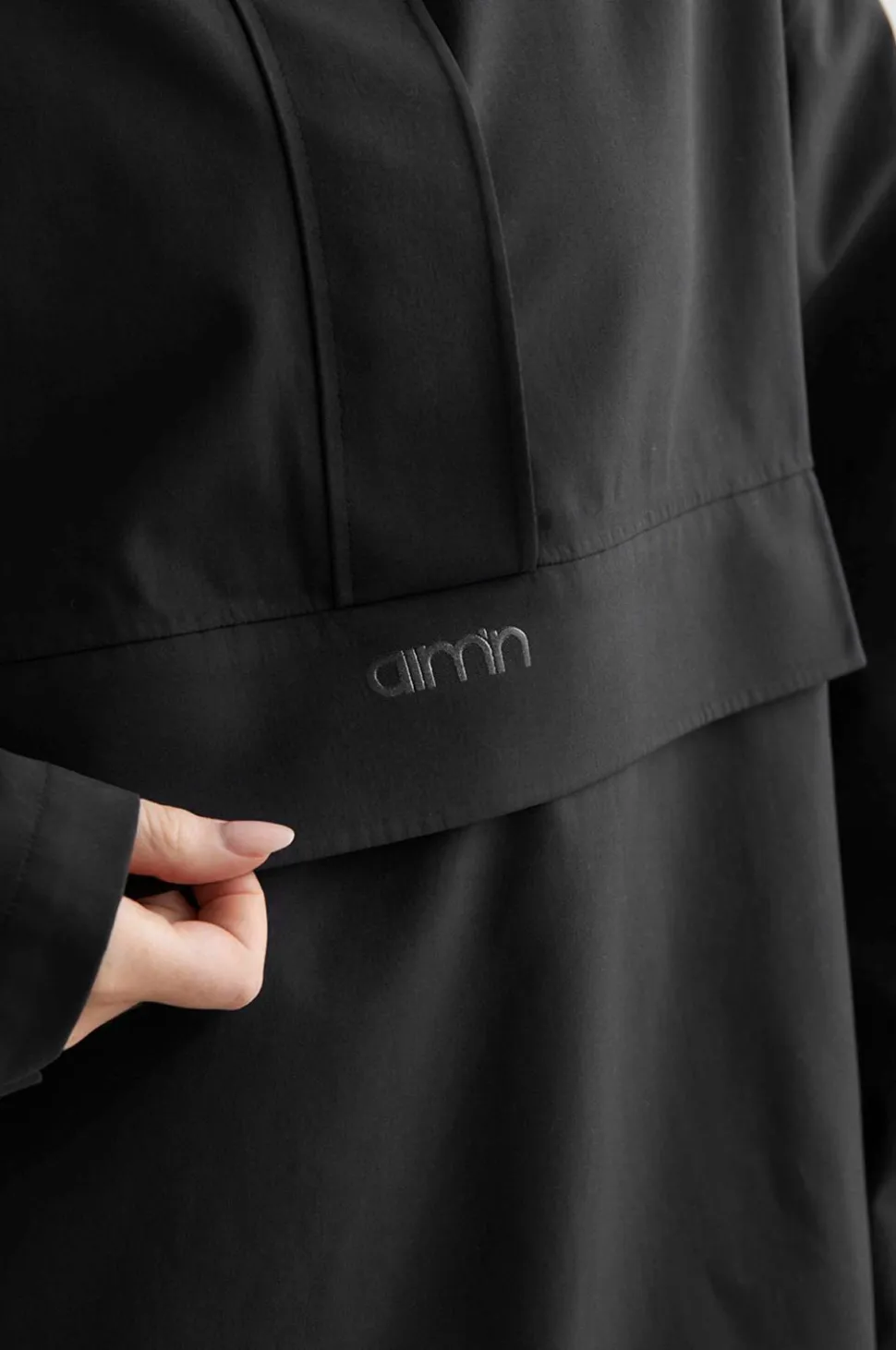 Aim'n Anorak Black Oversized Anorak