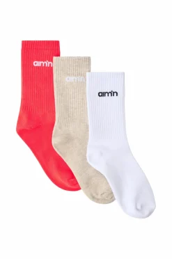 Aim'n Strømper Aim'n Logo Socks 3-pak