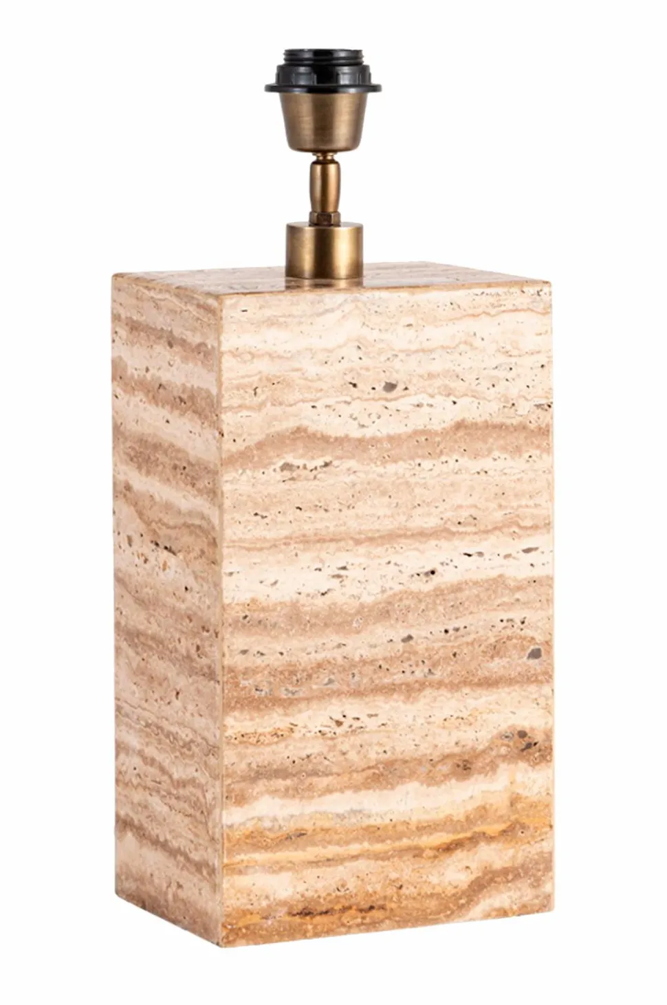 Alde & Lind Lampefod Zenith H34 Travertin