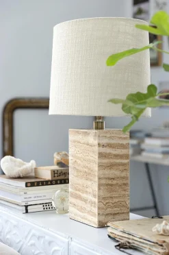 Alde & Lind Lampefod Zenith H34 Travertin