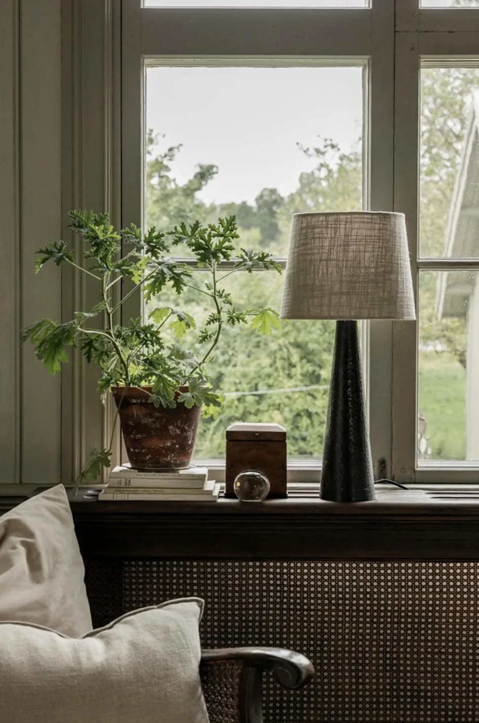 Alde & Lind Lampeskærm Alice D27 oval Grain