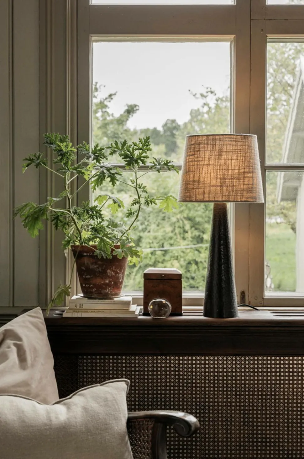 Alde & Lind Lampeskærm Alice D27 oval Grain