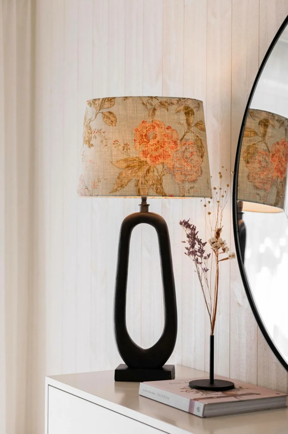 Alde & Lind Lampeskærm Alice D35 oval Flower