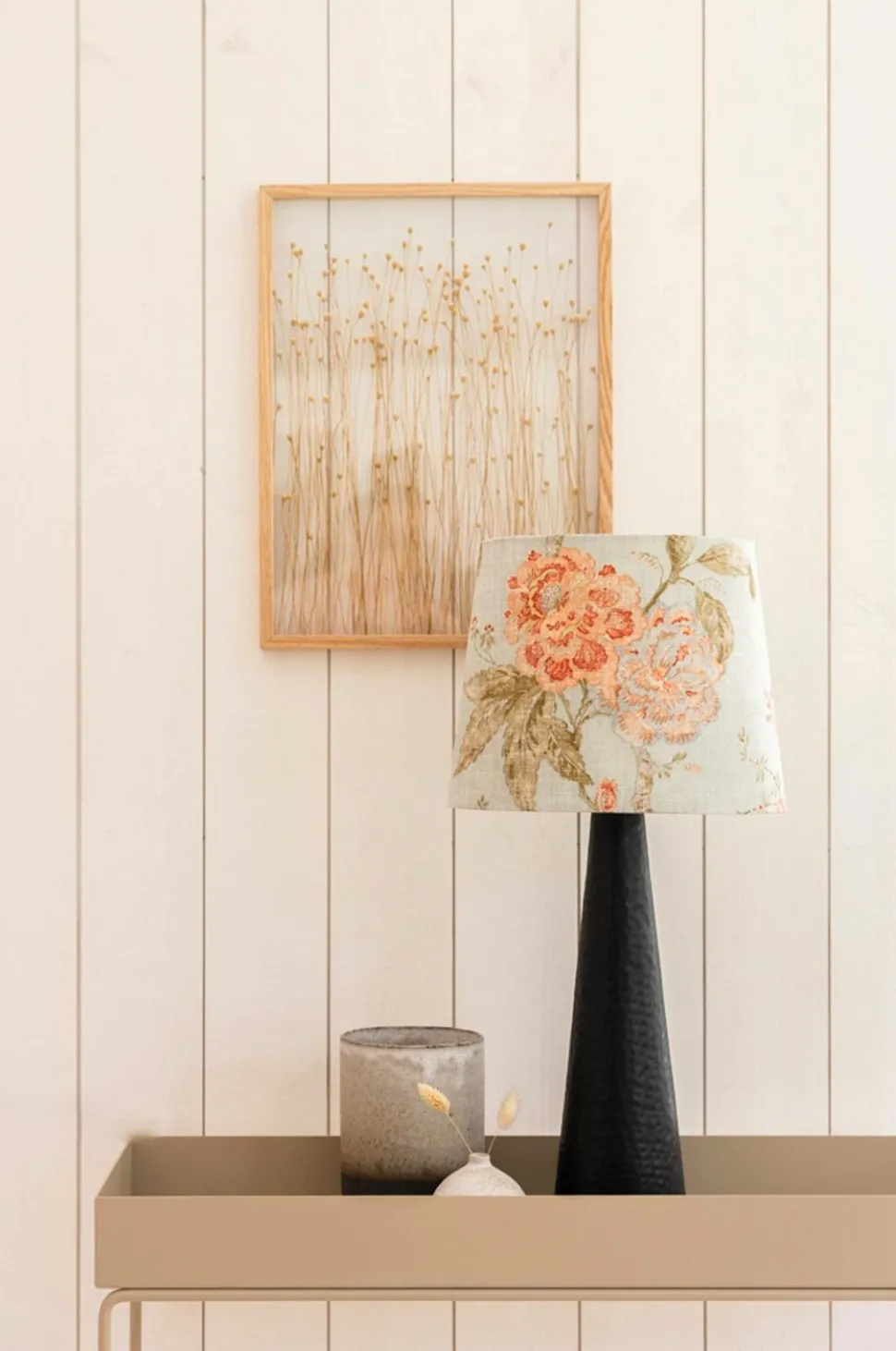 Alde & Lind Lampeskærm Alice D27 oval Flower