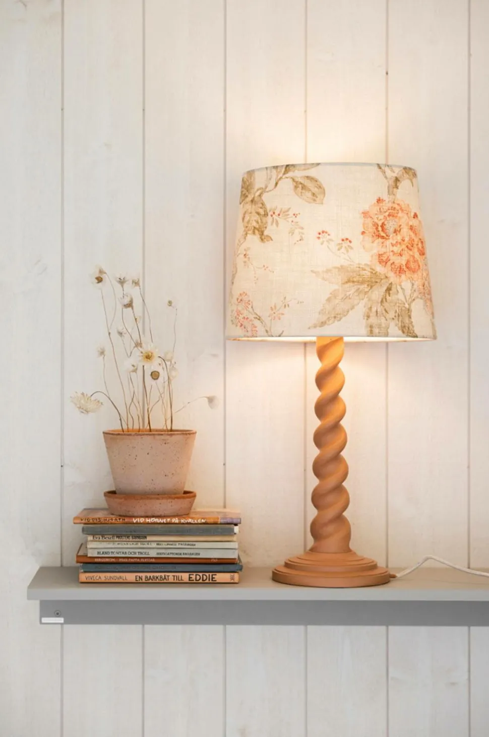 Alde & Lind Lampeskærm Alice D27 oval Flower