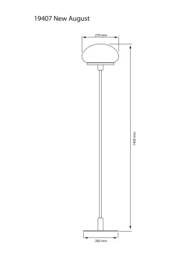 Aneta Lighting Gulvlampe New August