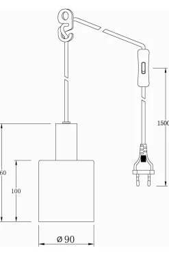 Aneta Lighting Pendel CYLINDER
