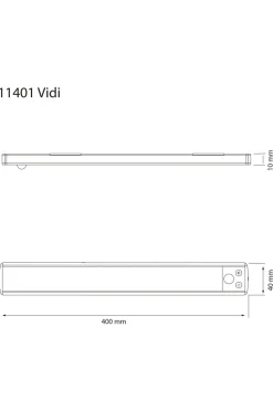 Aneta Lighting Skabslampe Vidi 40cm
