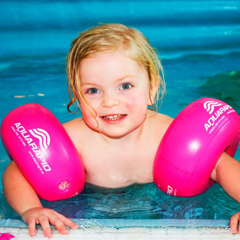 Aquarapid Aquaring svømmevinge -30 kg Pink