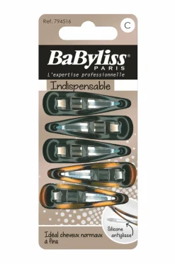 BaByliss Hårspænde nonslip 5 stk.