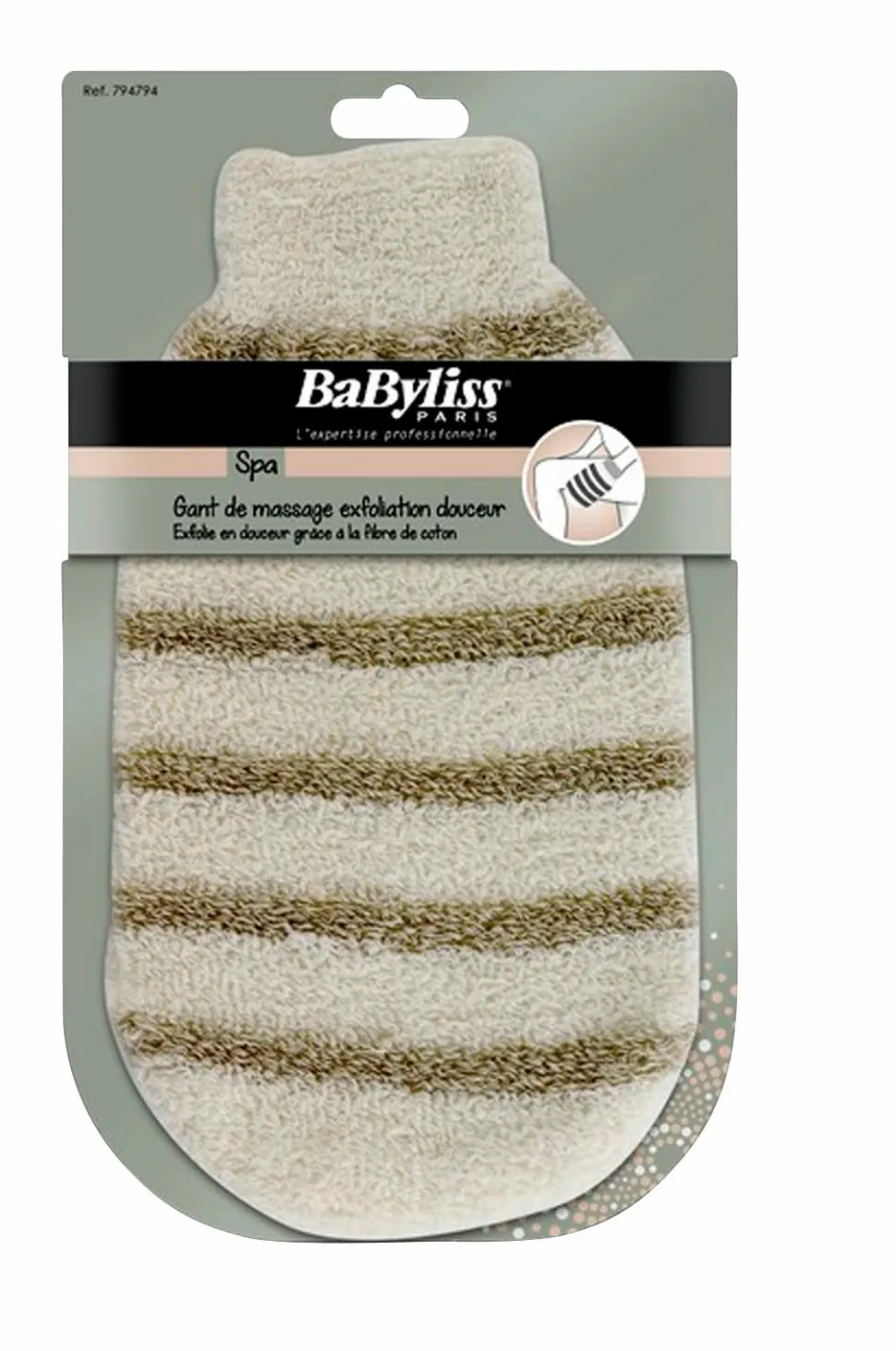 BaByliss Massagehandske Peelingbånd