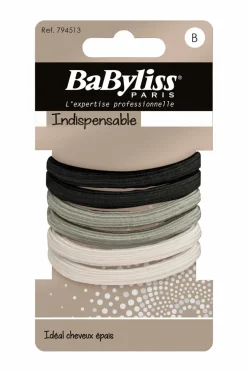 BaByliss Tykke hårelastikker 6 stk.