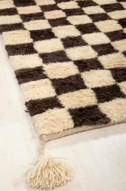 Bargi Uldtæppe Berber Chess 130x185 cm