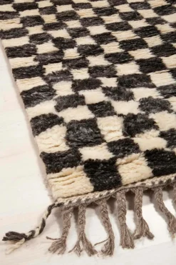 Bargi Uldtæppe Berber Chess 93x160 cm