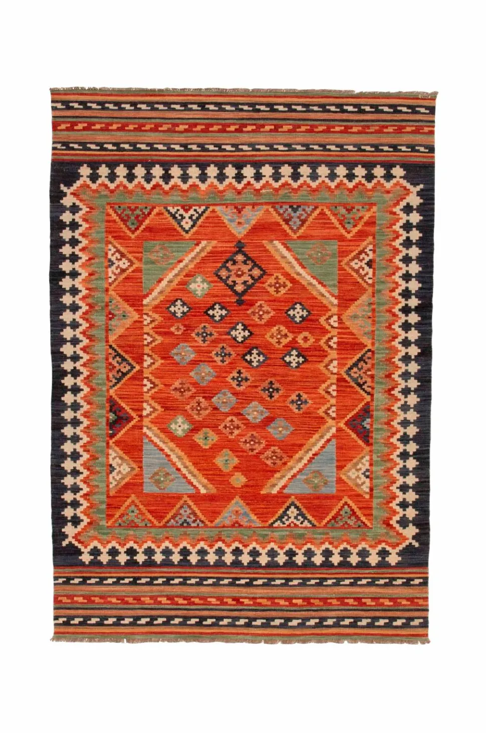 Bargi Woolcarpet Kilim Multi 205x300 cm