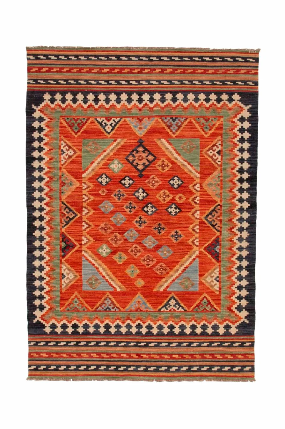 Bargi Woolcarpet Kilim Multi 205x300 cm