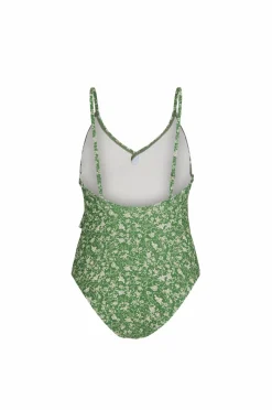 Becksöndergaard Badedragt Fleurie Bly Frill Swimsuit