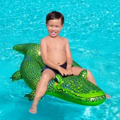 Bestway Bademadras Buddy Crocodile Ride-on 1.52m x 71cm