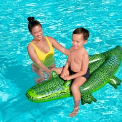 Bestway Bademadras Buddy Crocodile Ride-on 1.52m x 71cm
