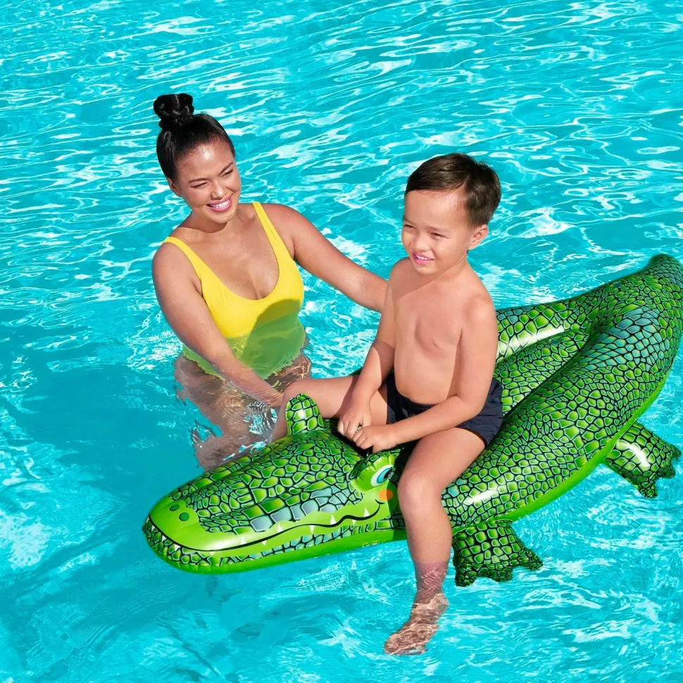 Bestway Bademadras Buddy Crocodile Ride-on 1.52m x 71cm