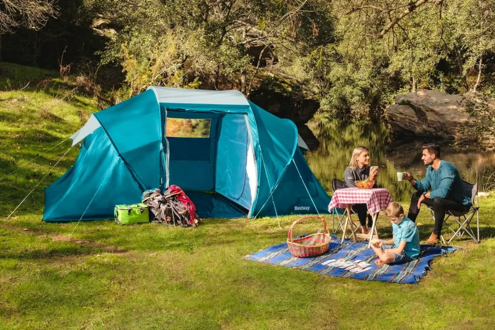 Bestway Familietelt 4man 4.60m x 2.30m x 1.85m