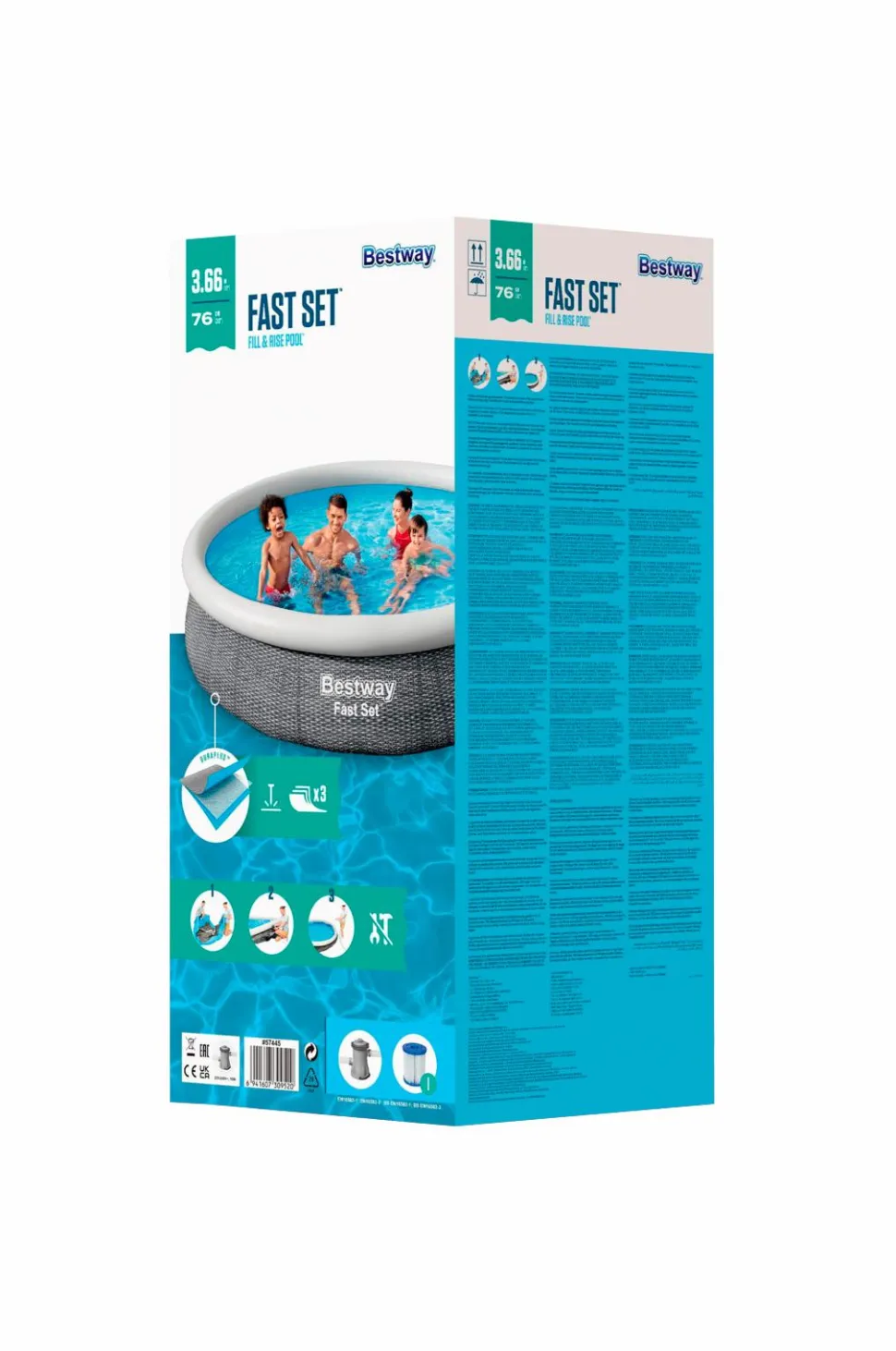 Bestway Pool Fast Set 3,66 m X 76 cm