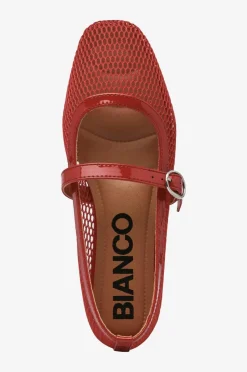 Bianco Ballerinasko biaLilja Mary Jane Mesh