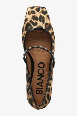 Bianco Ballerinasko biaRose Karré Mary Jane Elastic Rhinestone Satin