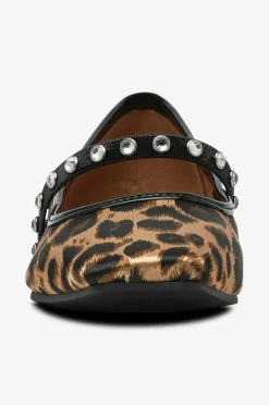 Bianco Ballerinasko biaRose Karré Mary Jane Elastic Rhinestone Satin