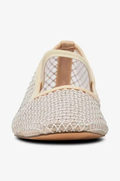 Bianco Ballerinasko biaLilja Mesh Ballerina