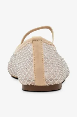 Bianco Ballerinasko biaLilja Mesh Ballerina