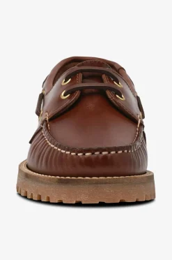 Bianco Loafers Biacapri Boat Shoe Pull Up Leather