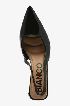 Bianco Sandaler med hæl biaMaralyn Slingback Patent