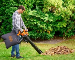 Black & Decker Løvblæser 2500W Blæse- & Sugefunktion