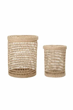 Bloomingville Kurv med låg, sæt med 2