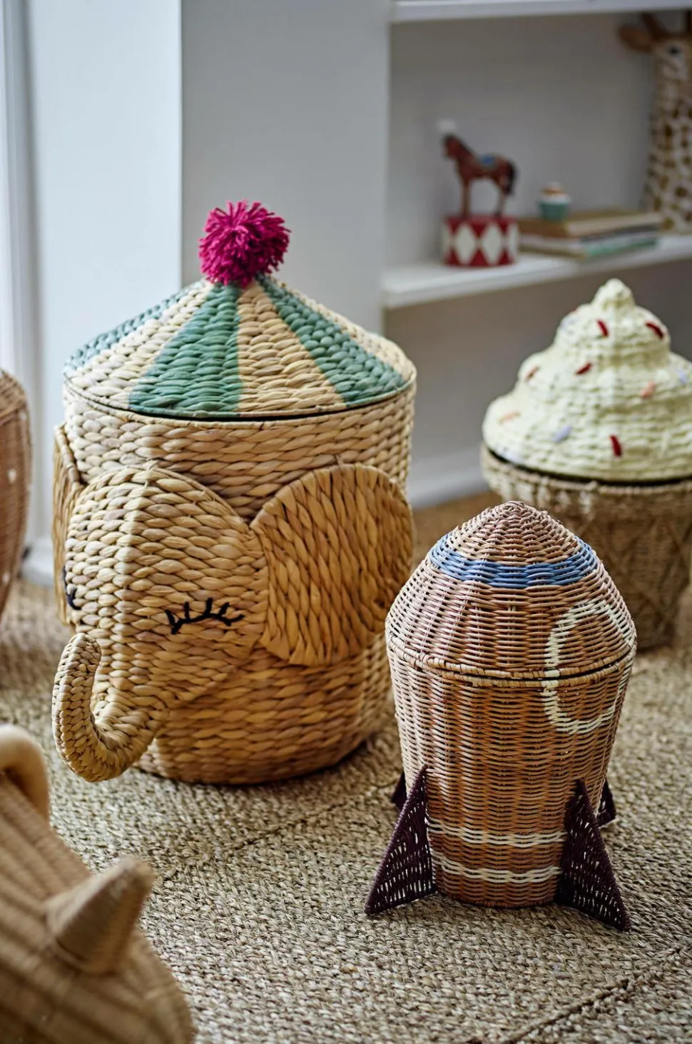 Bloomingville MINI Plads Kurv m/Låg