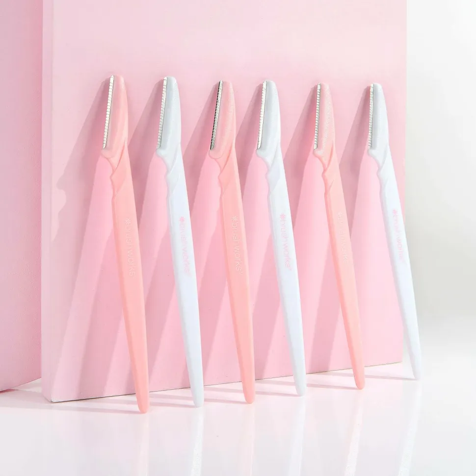 Brushworks Angled Dermaplaners 6-pak