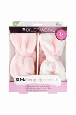 Brushworks Makeup Headbands - 2-pak