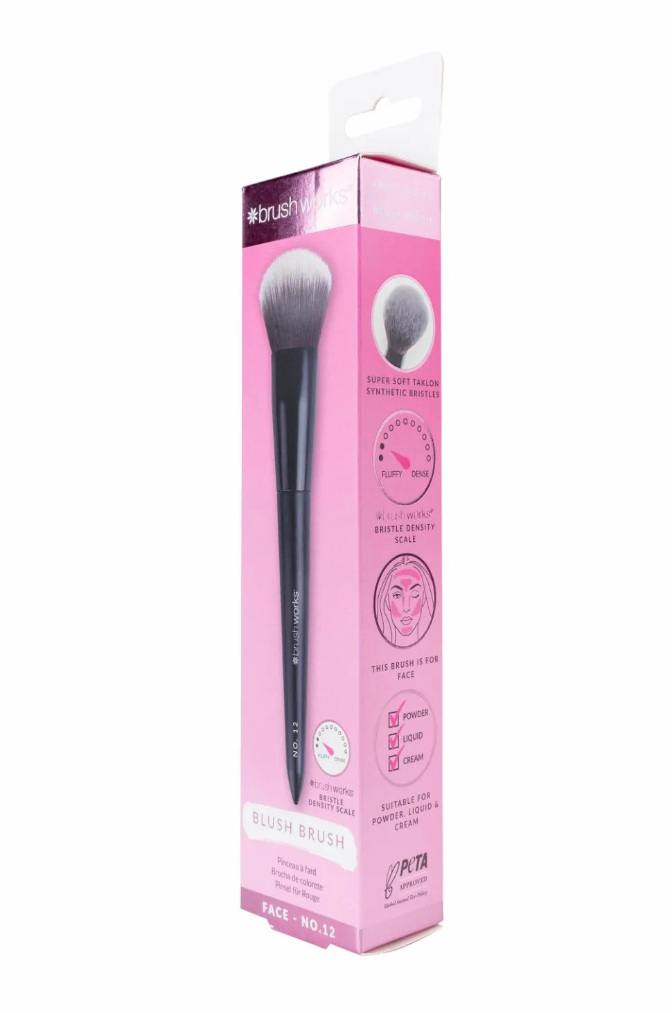 Brushworks No. 12 Blush Brush