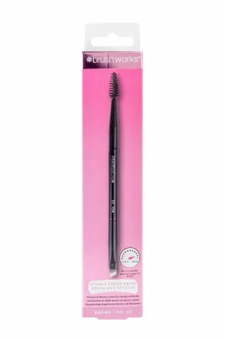 Brushworks No. 22 Double Ended Brow Brush And Spoolie