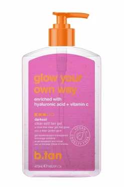 b.tan Glow Your Own Way Clear Self Tan Gel 473Ml