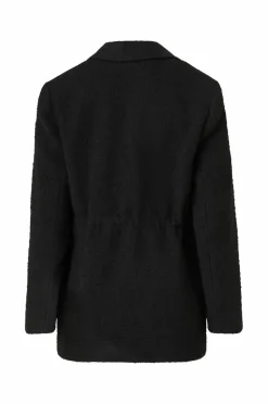 By Malina Habitjakke Elodie Drawstring Boucle Blazer