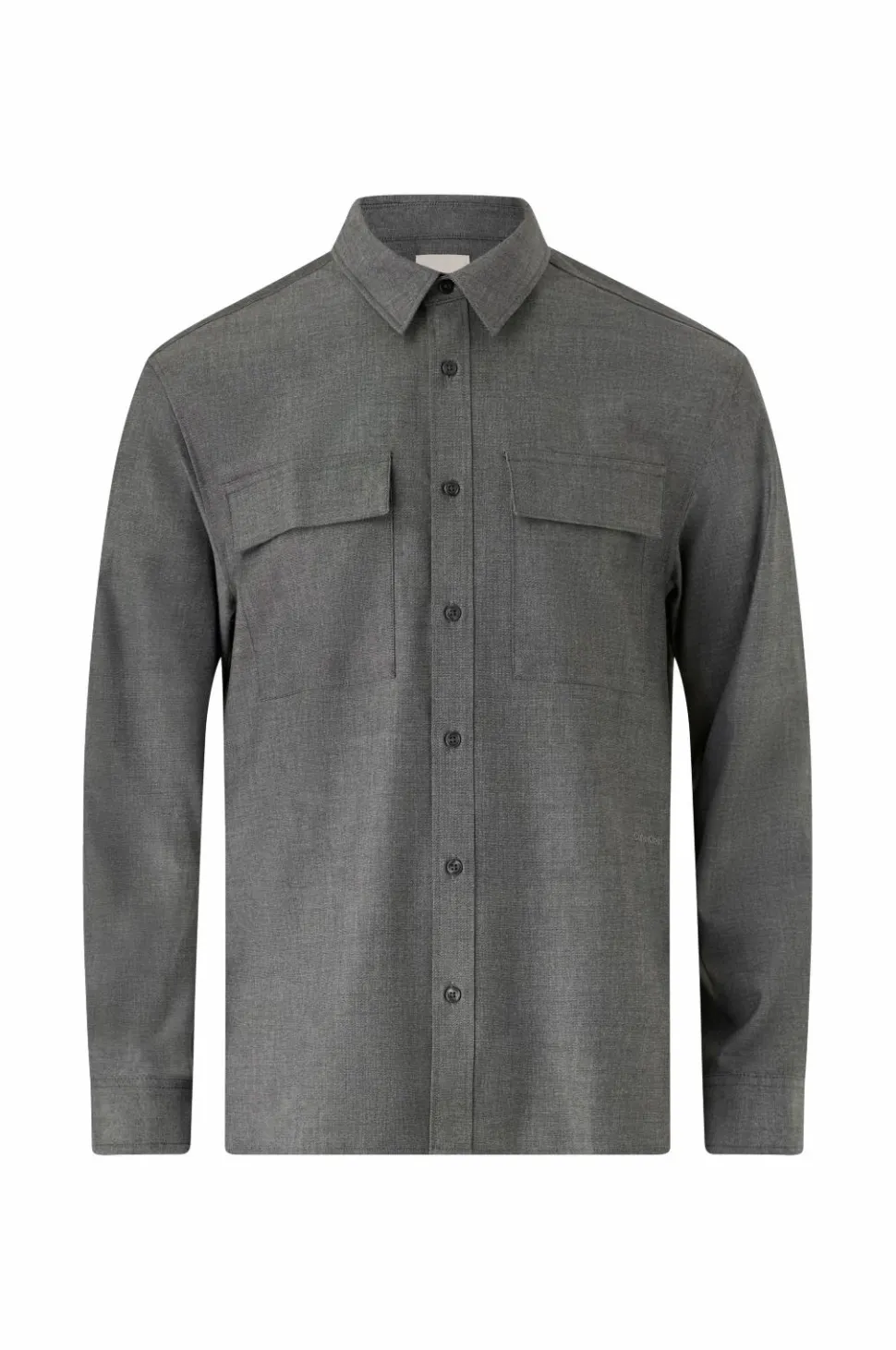 Calvin Klein Skjorte LS Melange PV Easy Shirt