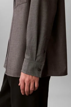 Calvin Klein Skjorte LS Melange PV Easy Shirt