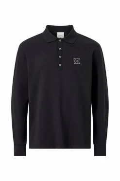 Calvin Klein Sweatshirt LS Double Face Rib Polo