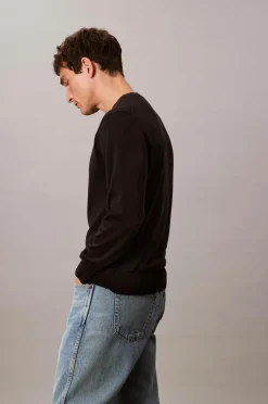 Calvin Klein Trøje LS Supima Cotton Crew 14gg