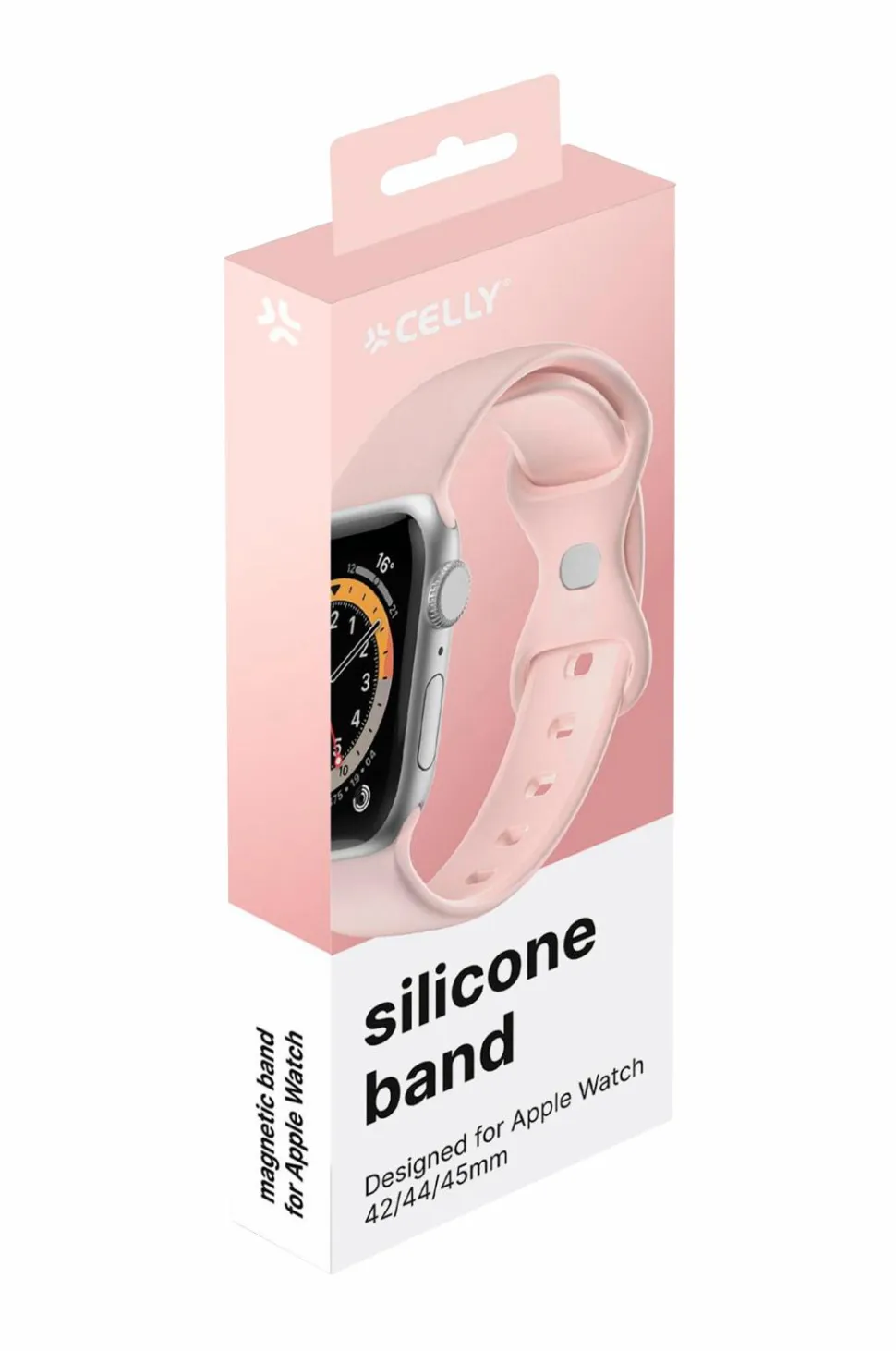 Celly Armbånd Apple Watch 42/44/45 mm Silikon