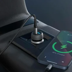 Celly Biloplader 1xusb-c PD 1xusb-a 45w