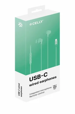 Celly Kabel til hovedtelefoner i øret USB-C UP1600